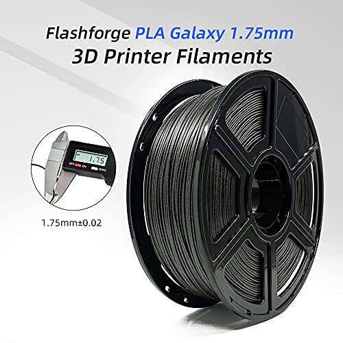 FLASHFORGE PLA Filament 1.75mm Burnt Titanium, Color Changeable 3D Printer Filament 1kg T433110