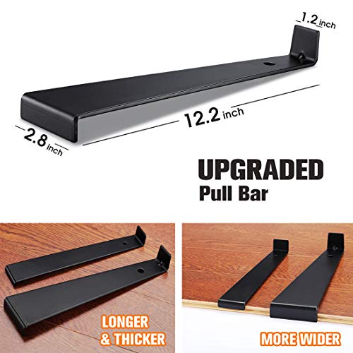 REXBETI 44-Piece Laminate Wood Flooring Installation Kit with Tapping Block, Pull Bar, Mallet and Spacers U4801