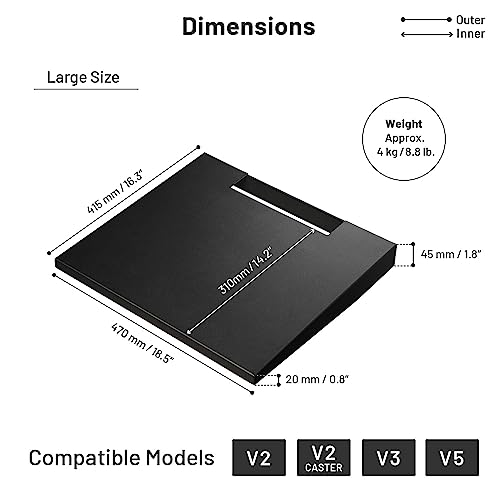 Wall Entertainment Shelf for TV Stand, Satin Black P1478