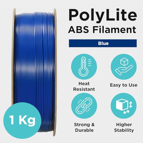 Polymaker PolyLite ABS Filament 1.75mm Black, 1kg F638424