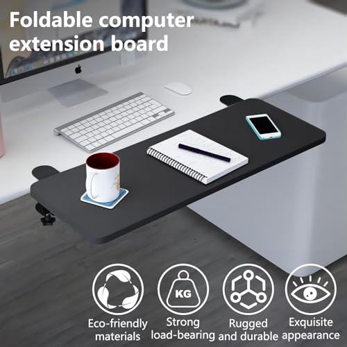 Ergonomics Desk Extender Tray Foldable Keyboard Extender with Wrist Rest Q1817