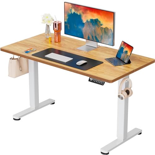 ErGear Height Adjustable Electric Standing Desk 48 x 24 Inches, Walnut S608