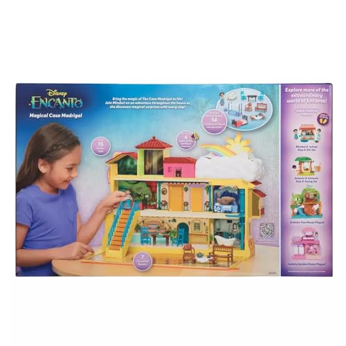 Disney Encanto Magical Madrigal House Playset with Mirabel Doll & 14 Accessories A911436