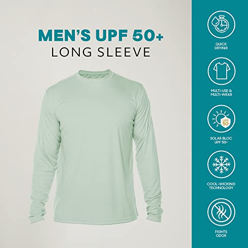 Vapor Apparel Men's Line Art Solar UPF 50+ Long Sleeve T-Shirt I6658