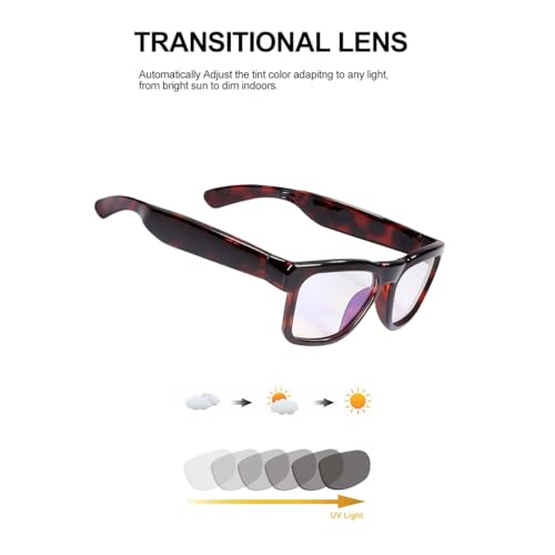 OhO Smart Glasses Polarized Sunglasses with Bluetooth Speaker M7097