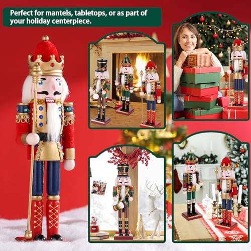 12 inch Wooden Nutcracker Ornament Swordsmen U177