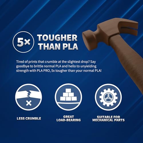OVERTURE PLA Plus Filament 1.75mm 1kg Black S915984