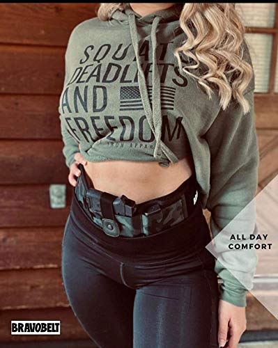 Belly Band Holster by BRAVOBELT for Running, Hiking, Men & Women S5785