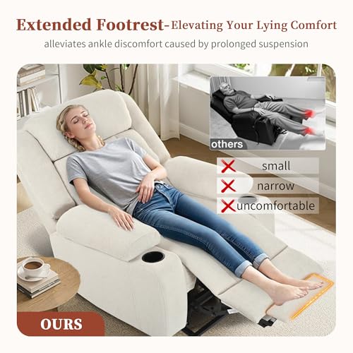 Power Lift Recliner for Elderly with Remote Control, Navy Blue P60192