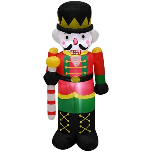 4 FT Christmas Snowman Inflatable with LED Lights Indoor Outdoor Decor E952