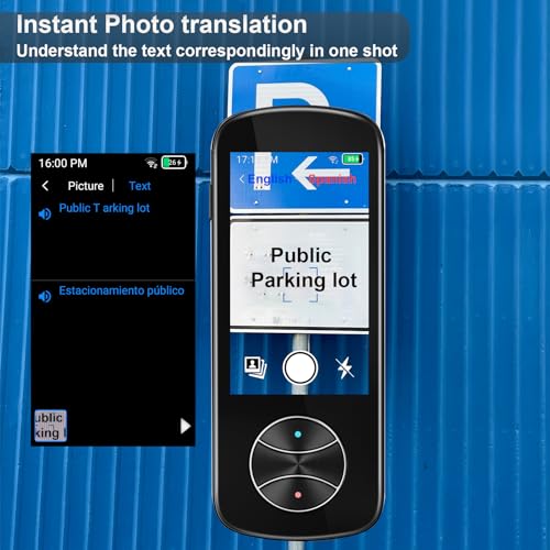 Language Translator Device 137+ Languages Offline Two Way Instant F831