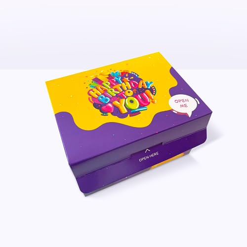 FETTIPOP Merry Christmas Exploding Confetti Gift Box, Pop Up Surprise, Prank Gift Wrapping Idea E58876