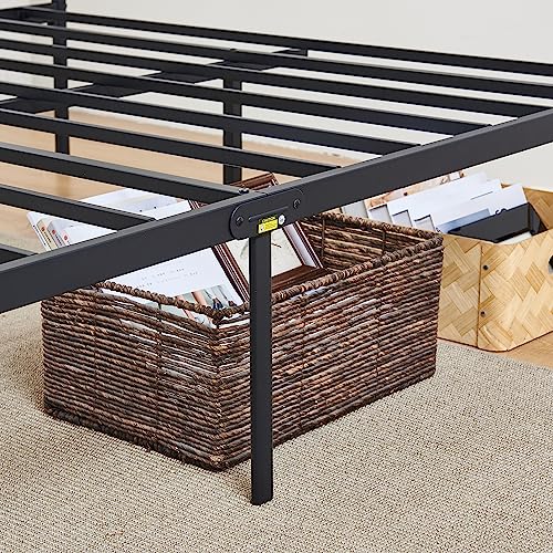 VECELO Full Size Metal Platform Bed Frame with Headboard Y375294