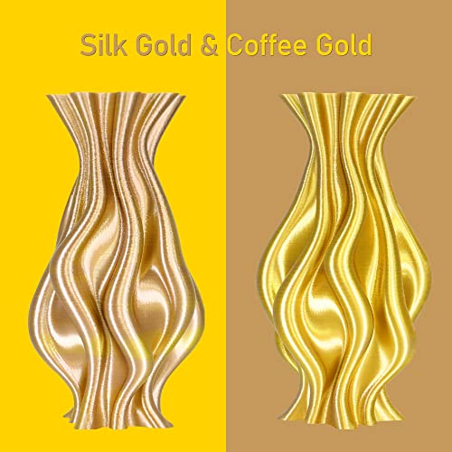 MIKA3D Bicolor Silk PLA 3D Printer Filament Bundle, 1.75mm, 6 Spools V5573