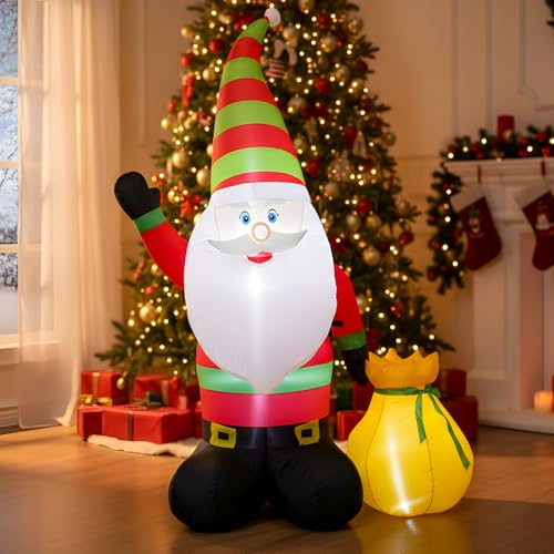 4 FT Christmas Snowman Inflatable with LED Lights Indoor Outdoor Decor E952