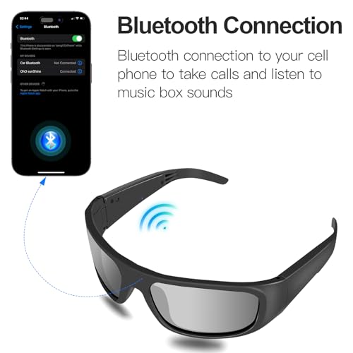 OhO Smart Glasses Polarized Sunglasses with Bluetooth Speaker U712
