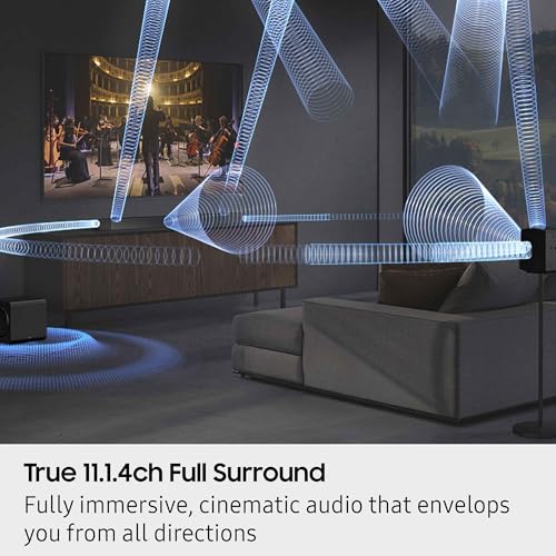 SAMSUNG Q990D 11.1.4ch Soundbar with Wireless Dolby Atmos and Rear Speakers M1387