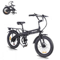 Folding Electric Bike for Adults, 20" Fat Tire, 374Wh Battery R9608