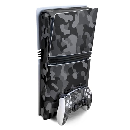 MightySkins Carbon Fiber Gaming Skin for PS5 Digital Edition Disc Drive - Black Camo S1804