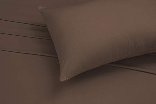 RUVANTI Flannel Sheets King Size - 100% Cotton Brushed - Deep Pockets - Grey Plaid U100154