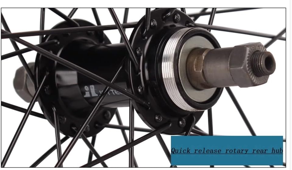 Road Wheel Set 700C Disc Brake QR Double-Layer Aluminum Alloy Rims Bicycle Wheelsets S462