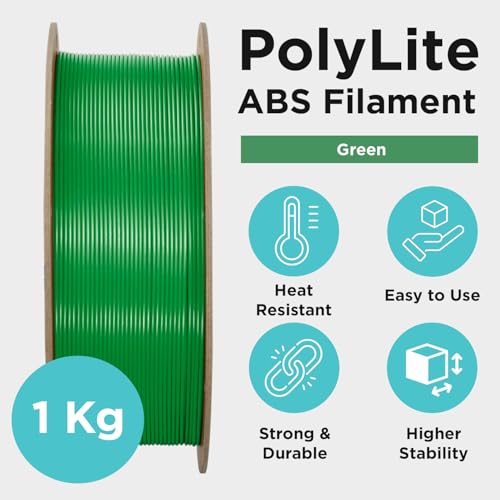 Polymaker PolyLite ABS Filament 1.75mm Black, 1kg F638424