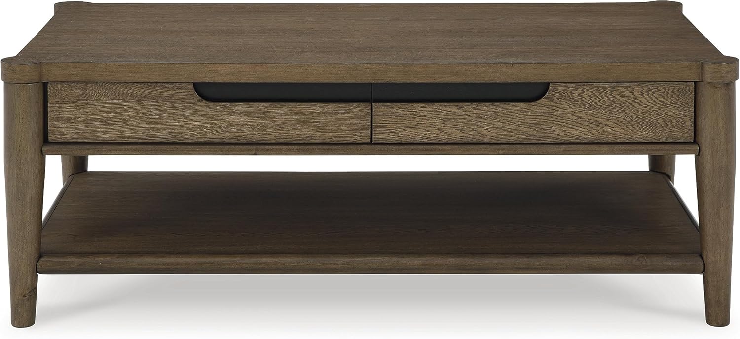 Signature Design by Ashley Roanhowe Coffee Table, Dark Brown J42224