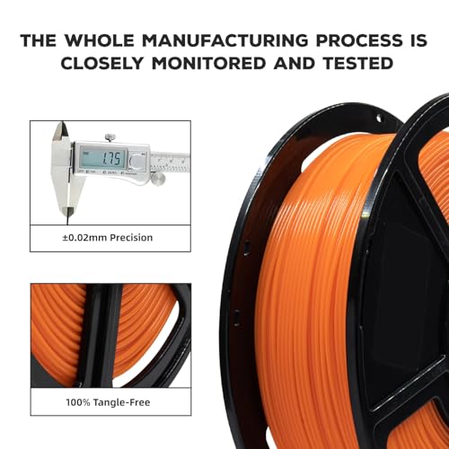 FLASHFORGE PLA Filament 1.75mm Burnt Titanium, Color Changeable 3D Printer Filament 1kg T433110