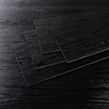 CRE8TIVE 24-Pack Black Vinyl Plank Flooring Peel and Stick Floor Tile Waterproof Vinyl Wood Flooring 6"x36" Self Adhesive Temporary Laminate Floor Tiles for Bedroom Bathroom Kitchen Wood Planks Tile