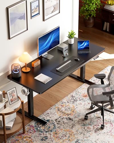 HUANUO Electric Standing Desk 71 x 35 inch Height Adjustable Sit Stand Desk H24537