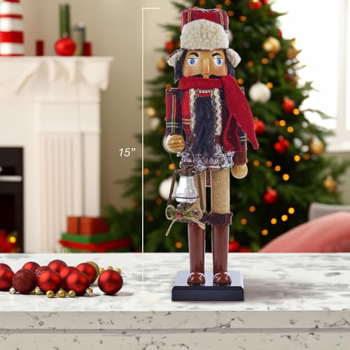 Kurt Adler 15" Wooden Woodsman Nutcracker P609