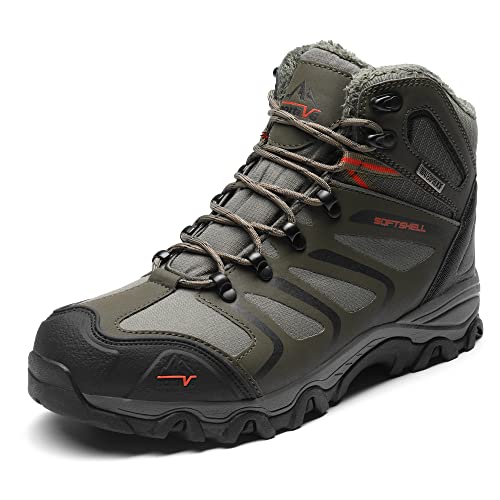 NORTIV 8 Men's Waterproof Ankle High Hiking Boots D984