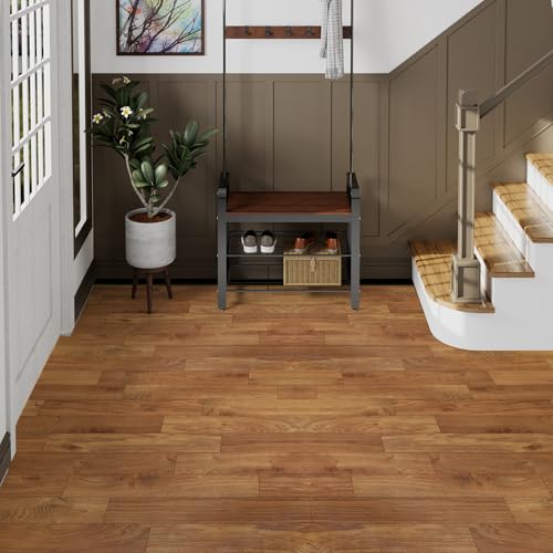 Oxdigi Vinyl Flooring Roll 32 sq.ft Natural Oak K971193