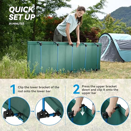 MARCHWAY Ultralight Folding Tent Camping Cot Bed, Portable for Outdoor Travel S705918