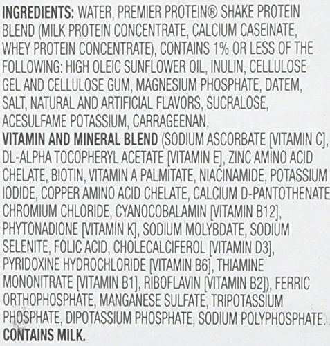 Premier Protein 30g Shakes Bananas and Cream, 44 Fl Oz, Pack of 4 R70333