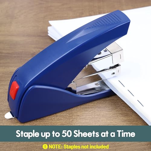 AFMAT Effortless Stapler for Desk, 50 Sheet Capacity, Green B5723