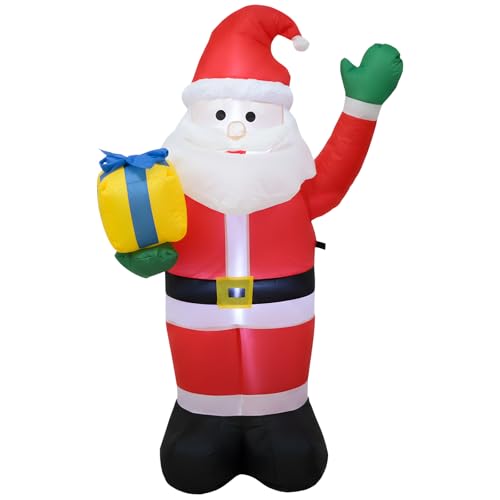 4 FT Christmas Snowman Inflatable with LED Lights Indoor Outdoor Decor E952