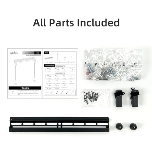 Suptek Studless TV Wall Mount for 23-60 Inch TVs up to 99 lbs, VESA 400x400mm Y6132