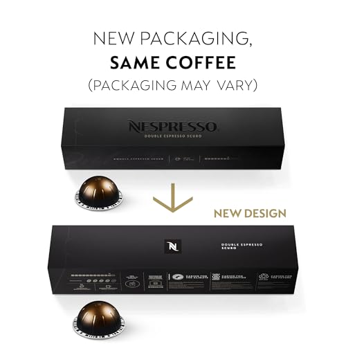 Nespresso Vertuo Double Espresso Dolce, 30-Count Espresso Pods Y28398