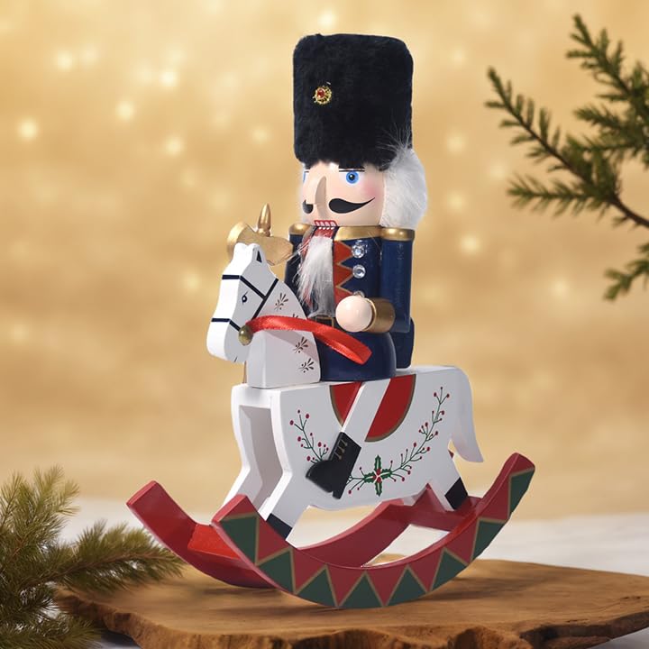 Wooden Nutcracker Soldier Tabletop Christmas Decoration A9504