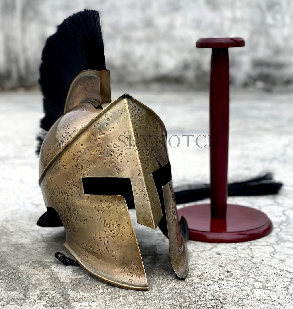 Medieval 300 Spartan Helmet Battle Damage G4133