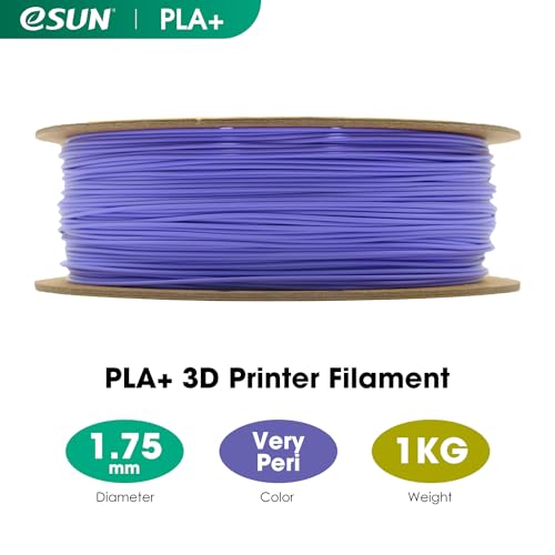 eSUN PLA+ Filament 1.75mm 3D Printer Filament, 1KG Spool, Fire Engine Red Q357