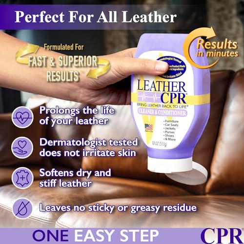 Leather CPR 2-in-1 Leather Cleaner & Conditioner (18oz) H991