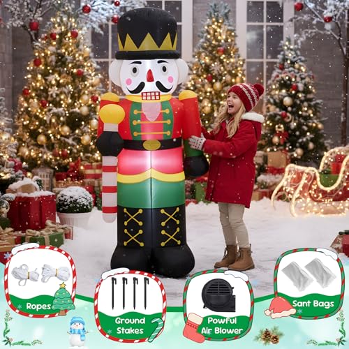 4 FT Christmas Snowman Inflatable with LED Lights Indoor Outdoor Decor E952