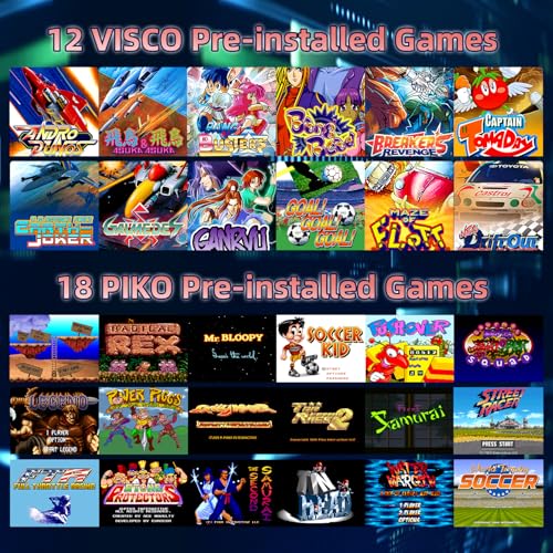 Retro Gaming Console with 30 Classic Games and Dual Wireless Controllers P253278