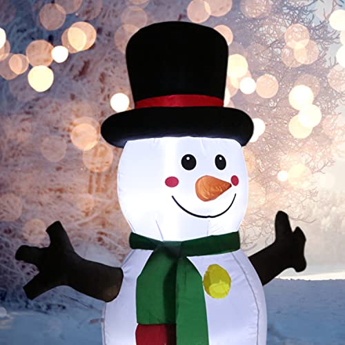 5 FT Inflatable Snowman Christmas Outdoor Decoration with LED Lights Y295
