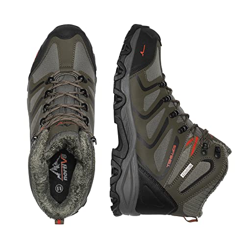 NORTIV 8 Men's Waterproof Ankle High Hiking Boots D984