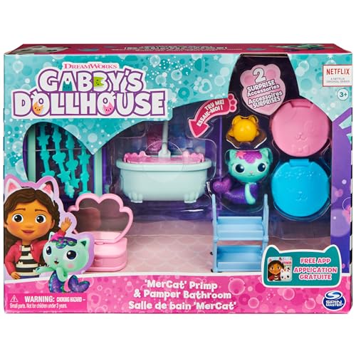Gabby’s Dollhouse Purrfect Dollhouse with 15 Pieces, Kids Toys for Ages 3 and up Y434538