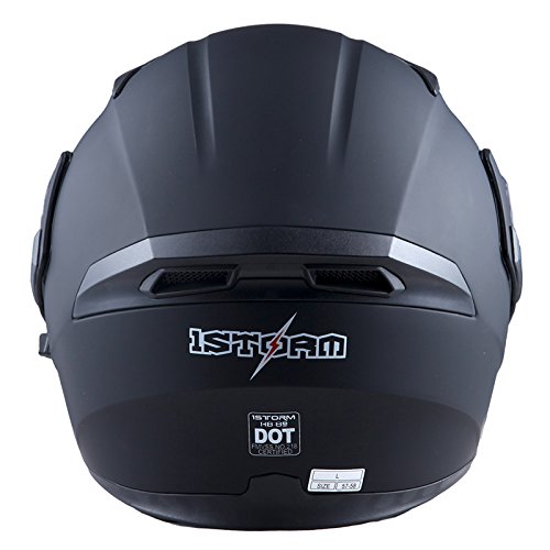1Storm HB89 Modular Full Face Helmet Flip Up Dual Visor Z122535