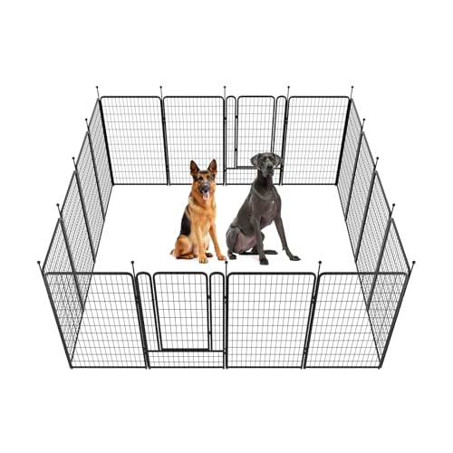 FXW Rollick Dog Playpen 32 Inch 16 Panels for Small and Medium Dogs E405995